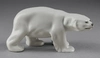 (В.И. Блохин) Скульптура «Белый медведь».
СССР, Ленинградский фарфоровый завод, В.И. Блохин. 1940-е годы.