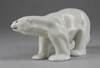(В.И. Блохин) Скульптура «Белый медведь».
СССР, Ленинградский фарфоровый завод, В.И. Блохин. 1940-е годы.