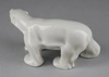 (В.И. Блохин) Скульптура «Белый медведь».
СССР, Ленинградский фарфоровый завод, В.И. Блохин. 1940-е годы.