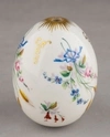 Яйцо пасхальное с изображением  букетов с колосьями. Россия, Императорский фарфоровый завод, вторая половина XIX века.