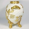 Ваза в виде плетеной корзины в золотых ветвях.
Англия, Royal Worcester, 1883.