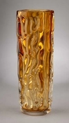 (ЛЗХИ) Ваза «Кора». СССР, Ленинградский завод художественного стекла, автор П.И. Зинченко, 1960-е -1970-е годы.