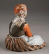 (Royal Copenhagen) Скульптура «Девочка с острова Фюн» (из серии «Национальные типажи»). Дания, Royal Copenhagen, Мартин-Хансен, К., 1920-е годы.