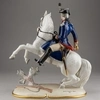 (Нимфенбург) Скульптура «Драгунский офицер». Германия, Нимфенбург (Nymphenburg), 1920-1930 годы.