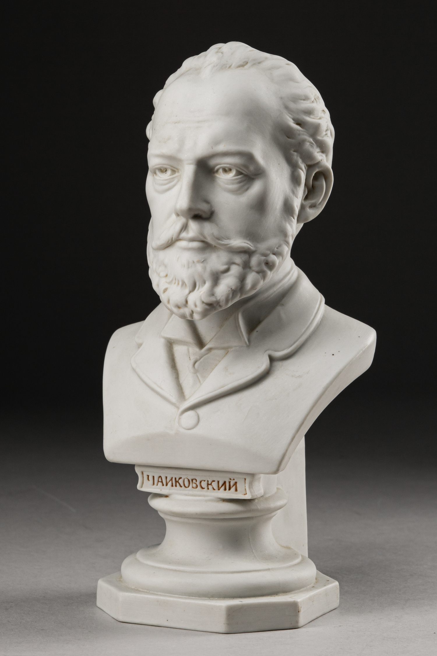 Бюст Петра Ильича Чайковского.  Россия, начало ХХ века.
