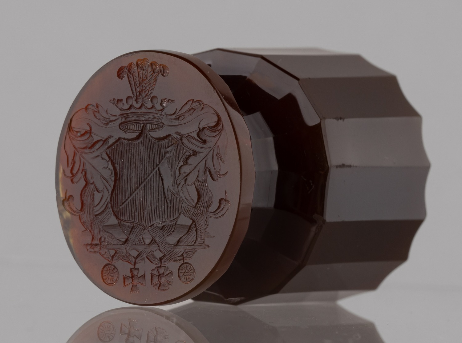 Личная печать создателя и командующего военной милицией  военного министра генерал-лейтенанта Александра Ивановича Татищева. Россия, 1814 – 1824 годы.