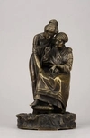 (Скульптор Чижов М.А.) Скульптура «Татьяна с няней».
Санкт-Петербург, скульптор М. А. Чижов, бронзовая фабрика А. Н. Соколова, около 1875-е года.