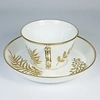 (Royal Worcester) Чайная пара с росписью в виде листьев.
Англия, Royal Worcester, 1879.