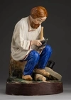 (Попов) Скульптура «Колесник».
Россия, завод А.Г. Попова,  1860-е годы.
