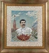(Подарок Сталину) Бисерная вышивка «И.В. Сталин». СССР,  мастер художественной вышивки Е.С. Очеретная, 1940.