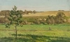 (Кукрыниксы в подарок зам. министра культуры СССР В.С. Кеменову) Порфирий Крылов (Кукрыниксы). Страхово, окрестности Поленово. 1951 год.