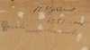 (Кукрыниксы в подарок зам. министра культуры СССР В.С. Кеменову) Порфирий Крылов (Кукрыниксы). Страхово, окрестности Поленово. 1951 год.