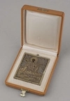 Икона «Святой Трифон» в серебряном окладе.
Россия, Москва, 1864.