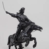 (Легендарному директору авиазавода, кавалеру трех орденов Ленина Лисицину В.Н. от Уфимского моторостроительного завода) Скульптура «Салават Юлаев». СССР, скульптор А.И.Панов, 1970-е.