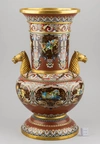 (Экспертиза) Ваза (46см) в технике клуазоне «Танские кони».
Китай, 1920–1930-е годы.