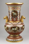 (Экспертиза) Ваза (46см) в технике клуазоне «Танские кони».
Китай, 1920–1930-е годы.