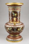 (Экспертиза) Ваза (46см) в технике клуазоне «Танские кони».
Китай, 1920–1930-е годы.