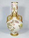 (Royal Worcester) Ваза с изображением цветов из серии «Blush Ivory». Англия, завод Royal Worcester, 1885-1889-е годы.