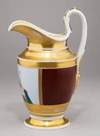 (Сафронов) Молочник с портретом визиря.<br>Россия,  Завод А.Т. Сафронова, 1820–1840-е годы.
