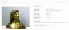 (Строгановское училище) Скульптурный бюст «Молодой Христос».
Россия, Императорское Строгановское училище,   1900-1910-ые.