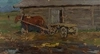 Попов Игорь Александрович. «Парамоново» (Лошадка у мельницы). 1957 год.