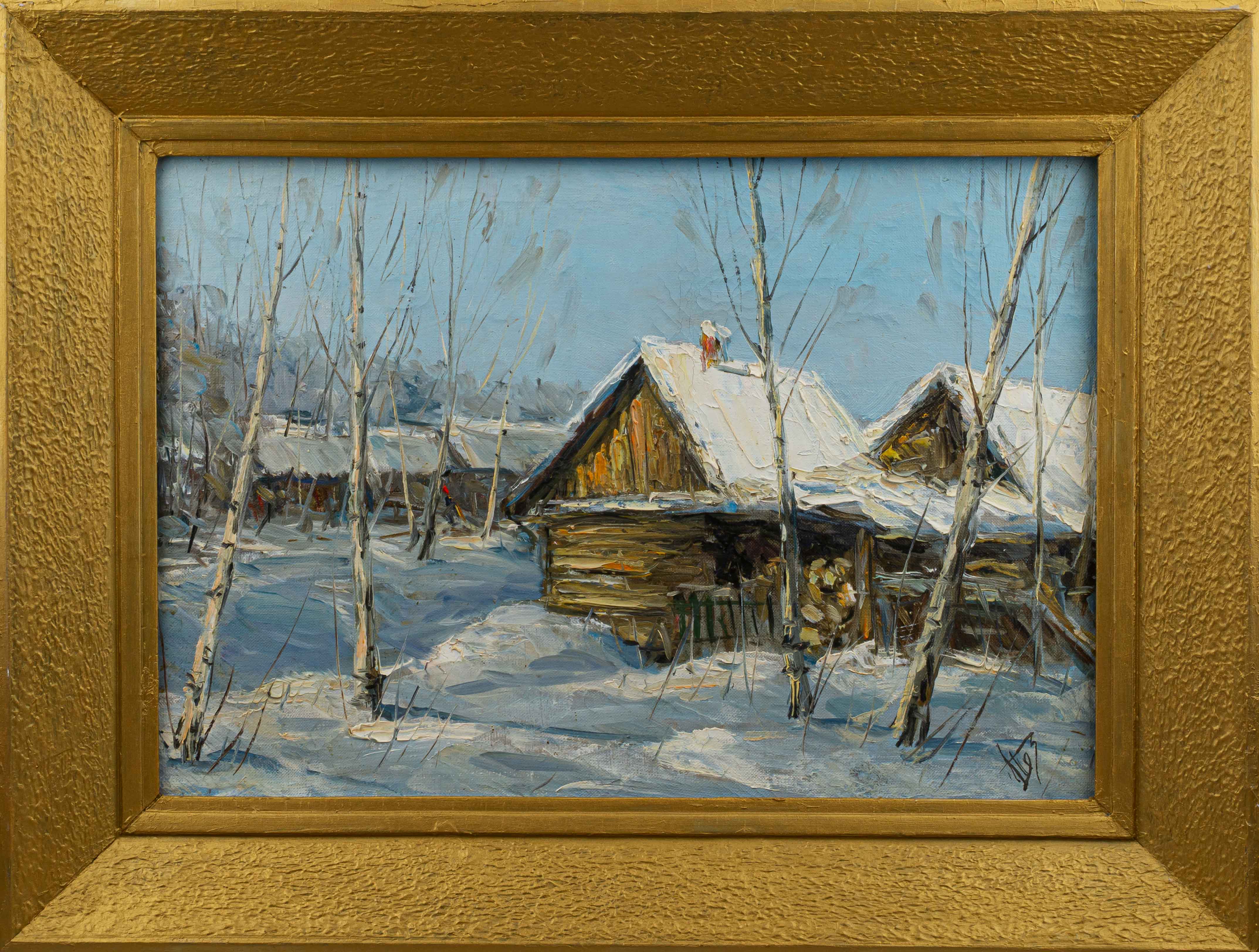 Петров Анатолий Степанович. «Снег выпал». Конец XX века.