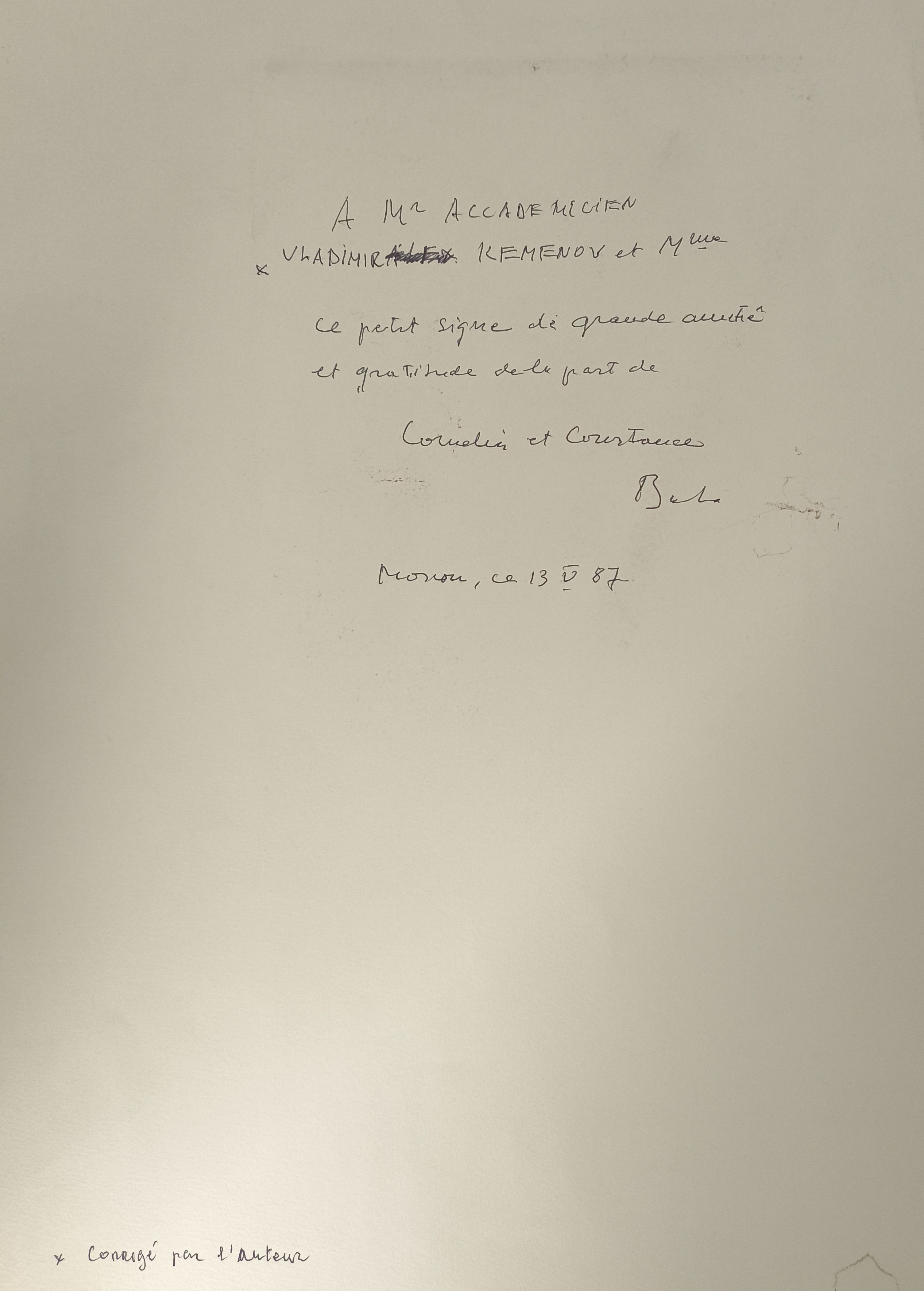 (Из собрания зам. министра культуры СССР В.С. Кеменова) Баба Корнелиу, «Обнаженная». 1966 год.