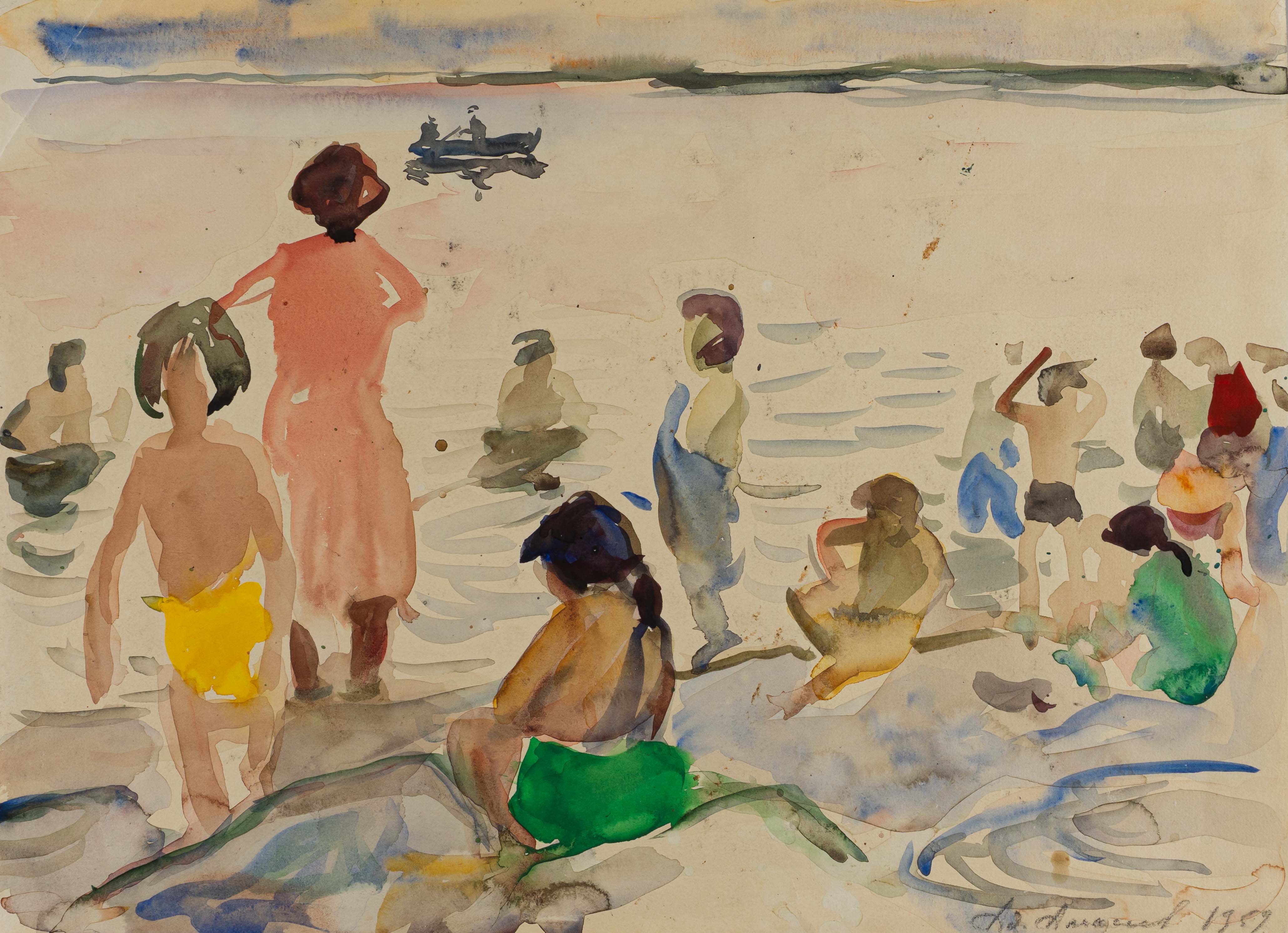 Адольф Алексеев. «Москва-река». 1959 г.