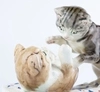 Скульптурная композиция «Играющие котята».